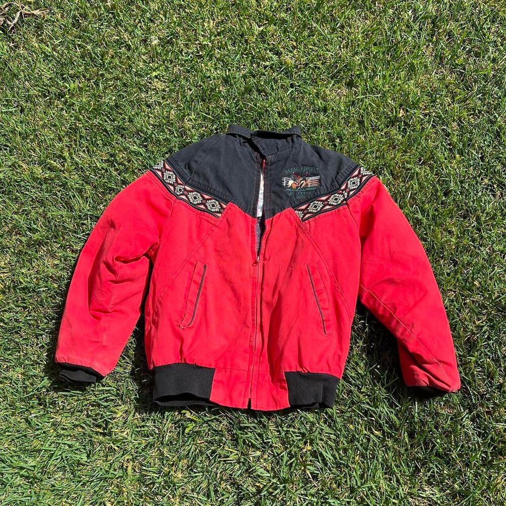 Canyon Guide Brushpopper carhartt style jacket tribal youth boys size L Large
